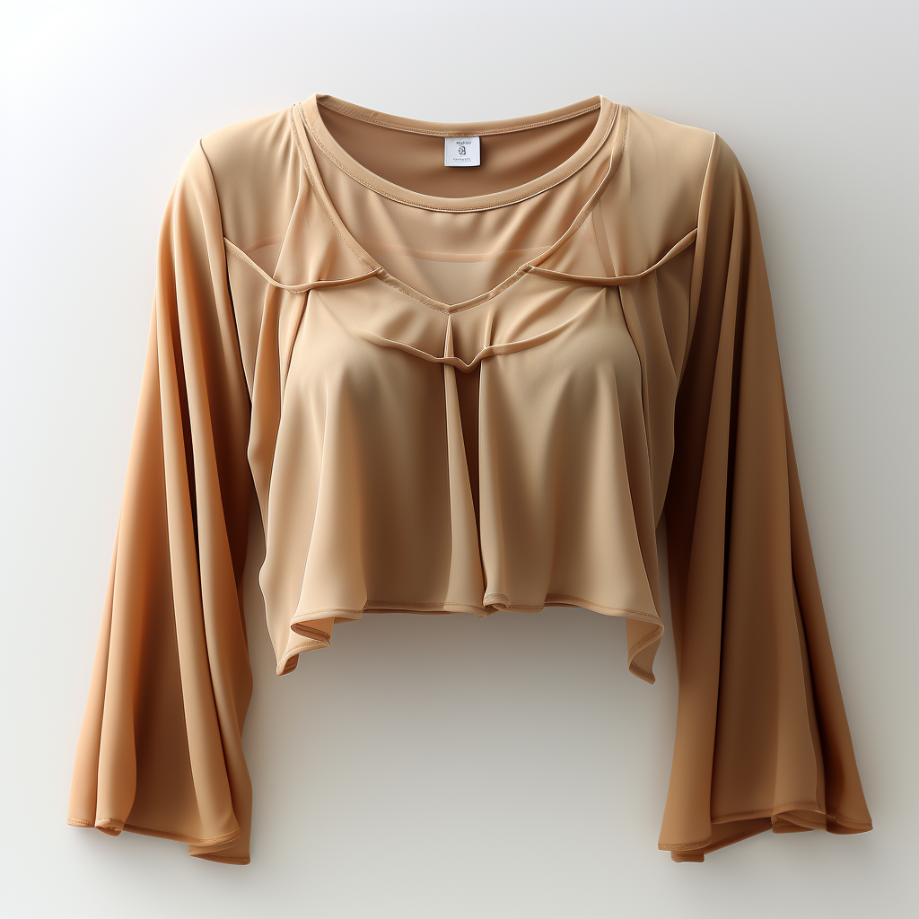 COTTON AND MODAL CROPPED T-SHIRT