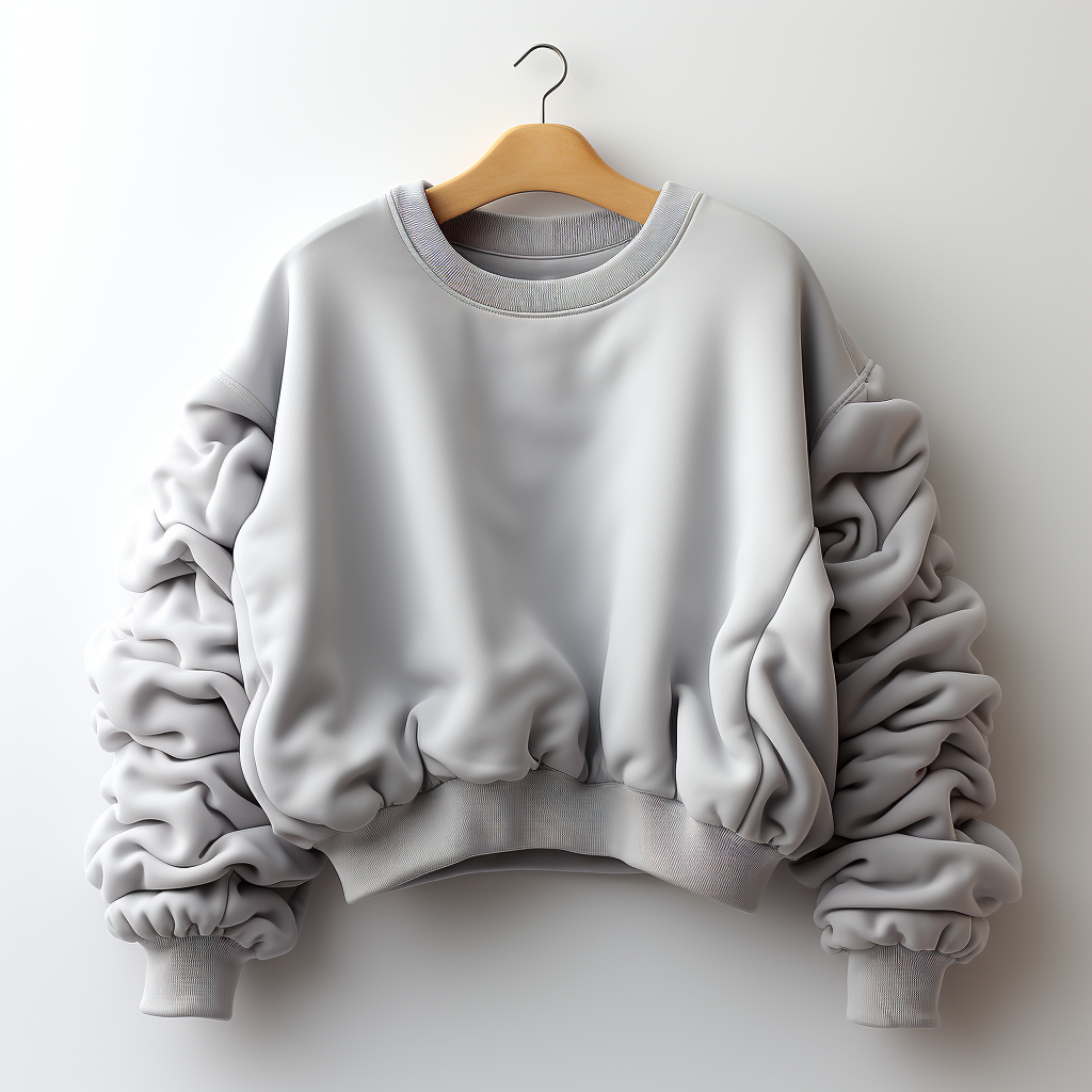 Fleece Cropped Sweatshirt