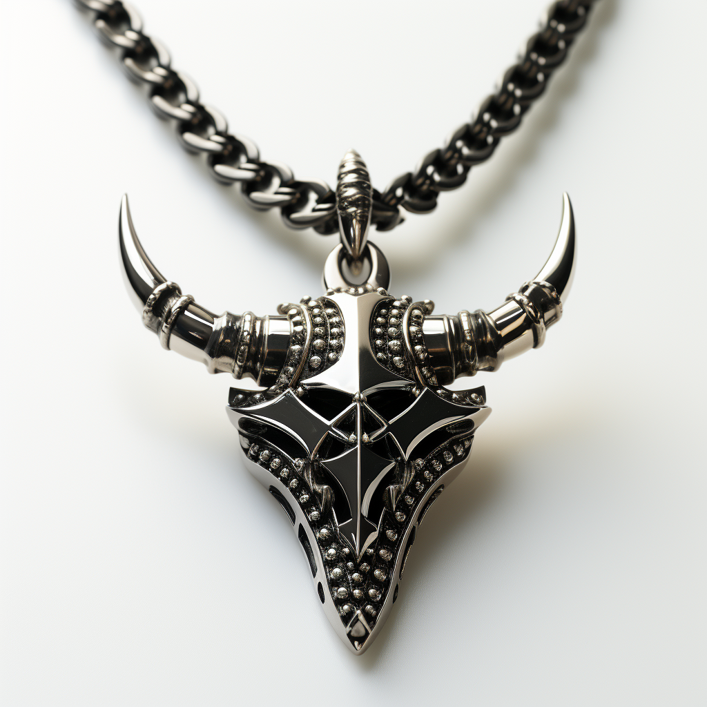 CHAIN NECKLACE WITH HORN