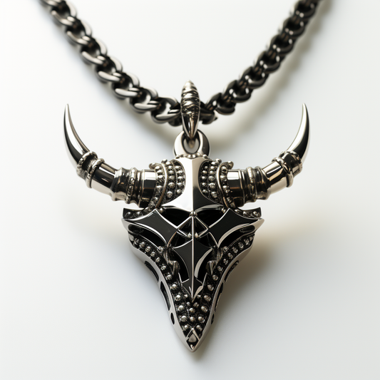 CHAIN NECKLACE WITH HORN